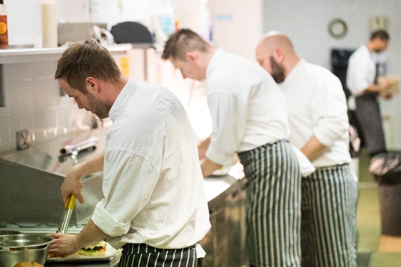 Chefs in a kitchen